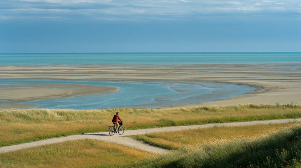 domainedescelestins bike ride in the baie de somme